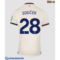 Fotballdrakt Herre West Ham United Tomas Soucek #28 Bortedrakt 2025-26 Kortermet